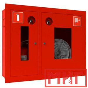 Фото 48 - Шкаф пожарный ШПКО-315 ВОК для пожарного крана и огнетушителя (Серия У).
